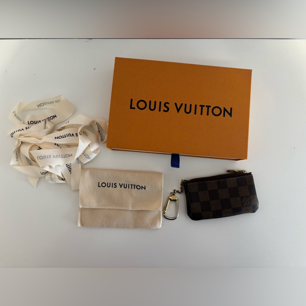 Louis Vuitton Brown Damier Key Pouch
